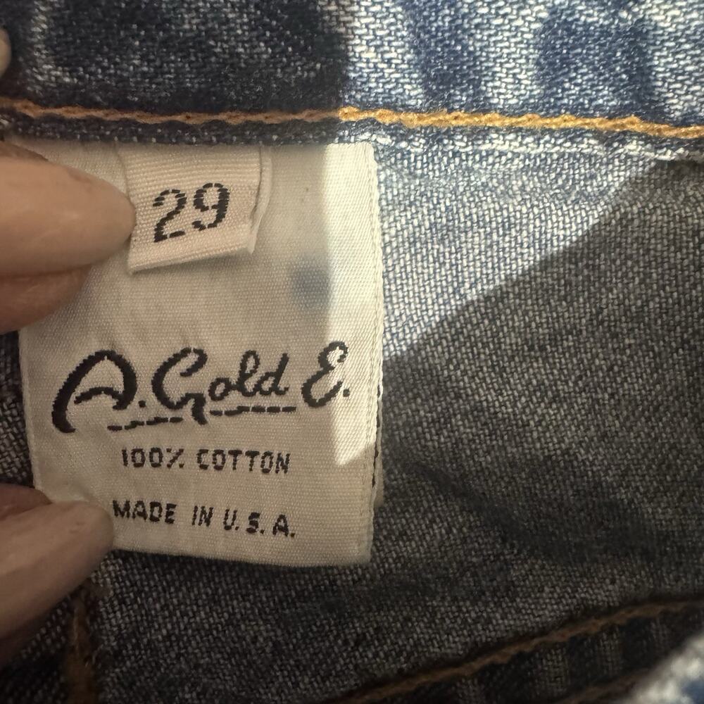 Rare VTG 90s AGoldE E.V.E.N.T Era “ For All Curious Americans” Jeans 29 - Picture 7 of 9